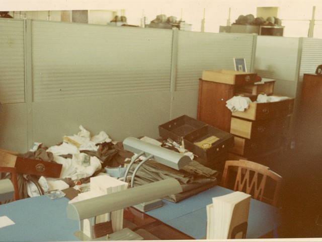 Bay after (Blitz) inspection by Lt. Forbes