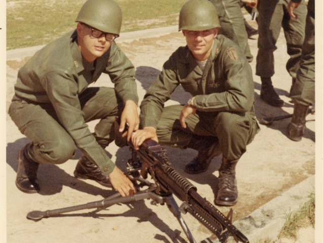John Davidosn, Ed Eskola - M60 Mchine Gun